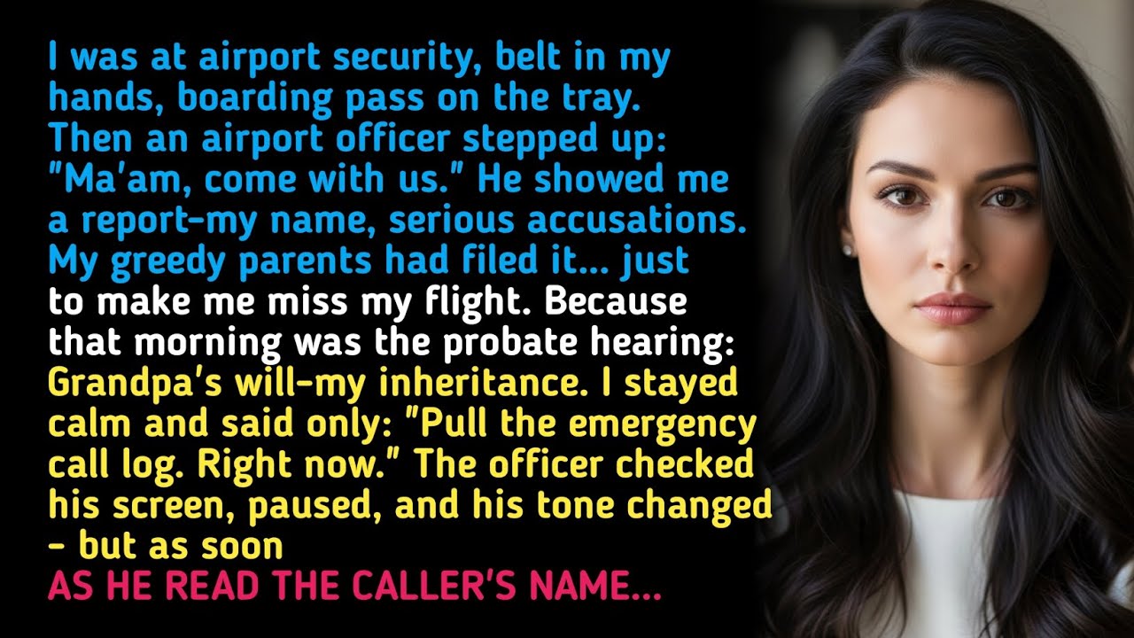 I was at airport security, belt in my hands, boarding pass on the tray. Then an airport officer... 