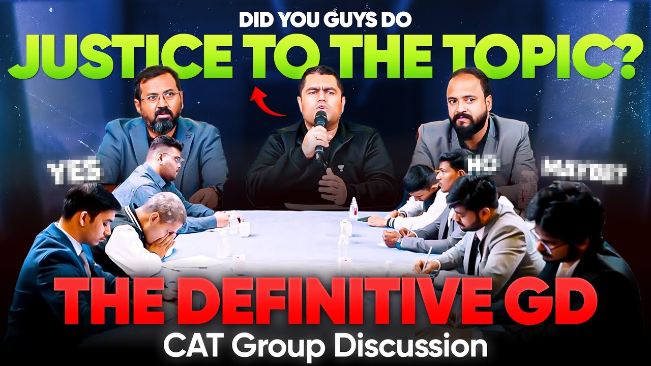 Mock Group Discussion (GD) for Top B schools || GD Tips + Questions & Answers