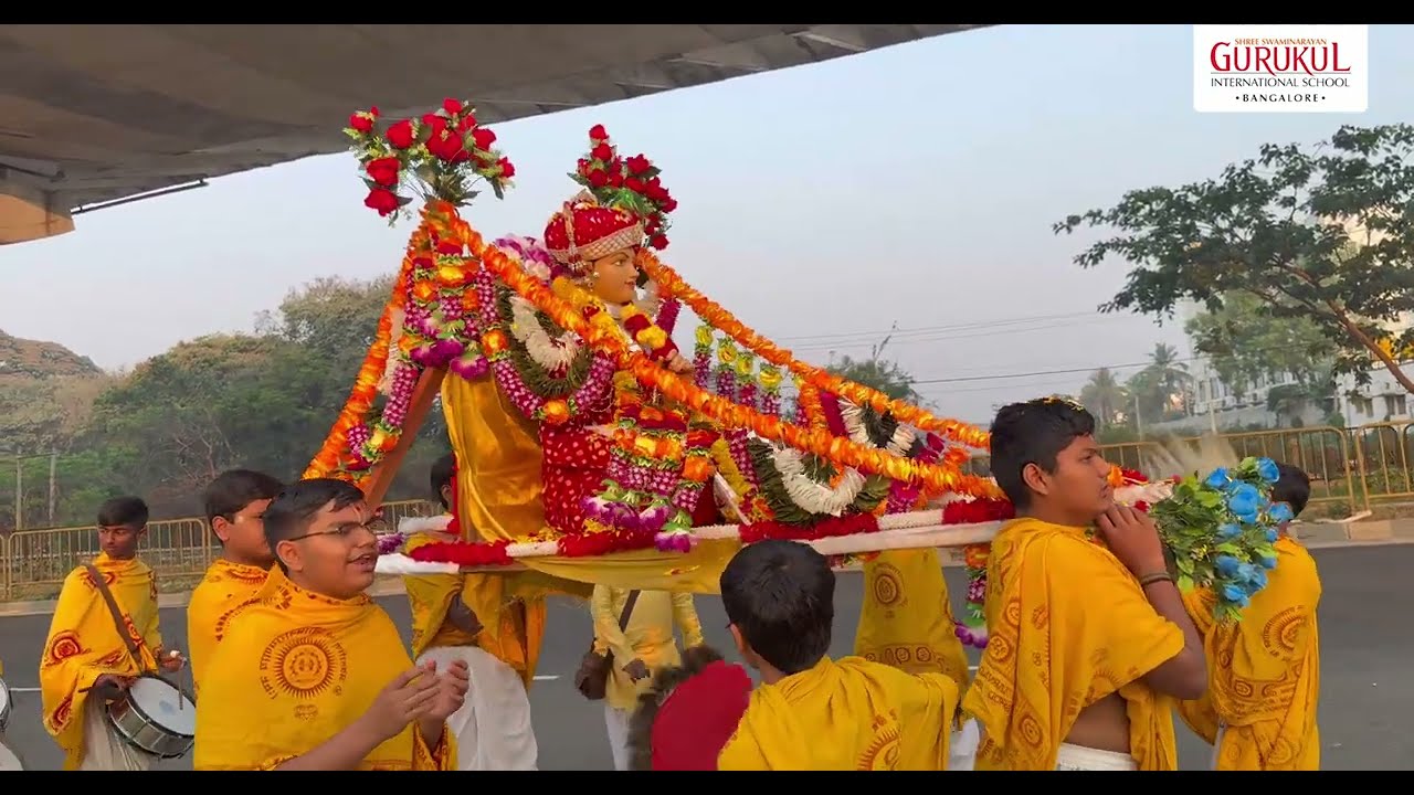 244th Brahmotsav Ghanshyam Maharaj Yatra | Gurukul Bangalore