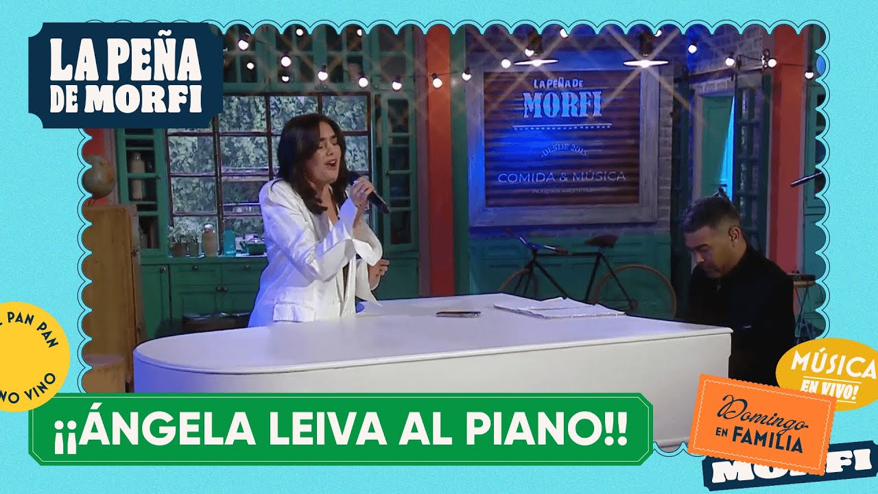 ¡La increíble voz de ÁNGELA LEIVA al piano! 🎶 #LaPeñaDeMorfi
