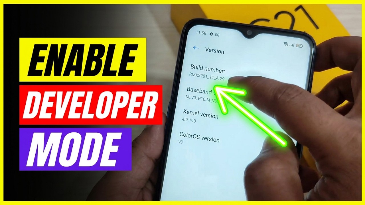 Realme C21 | Как включить параметры разработчика на Realme C21