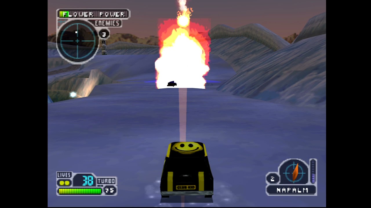 Twisted Metal 3 - PSX - Club Kid - Full Playthrough Movie