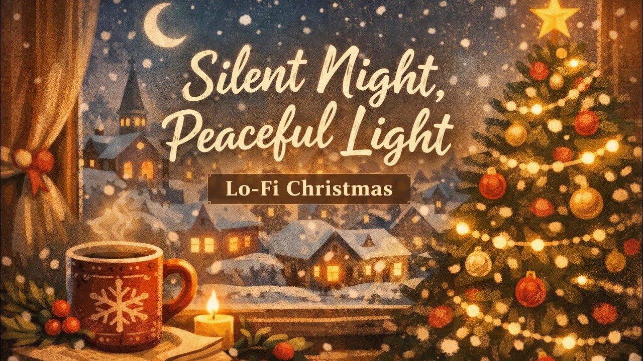 Silent Night Peaceful Light 🎄 | No Copyright Christmas Lo-Fi | Chill & Relax Beats