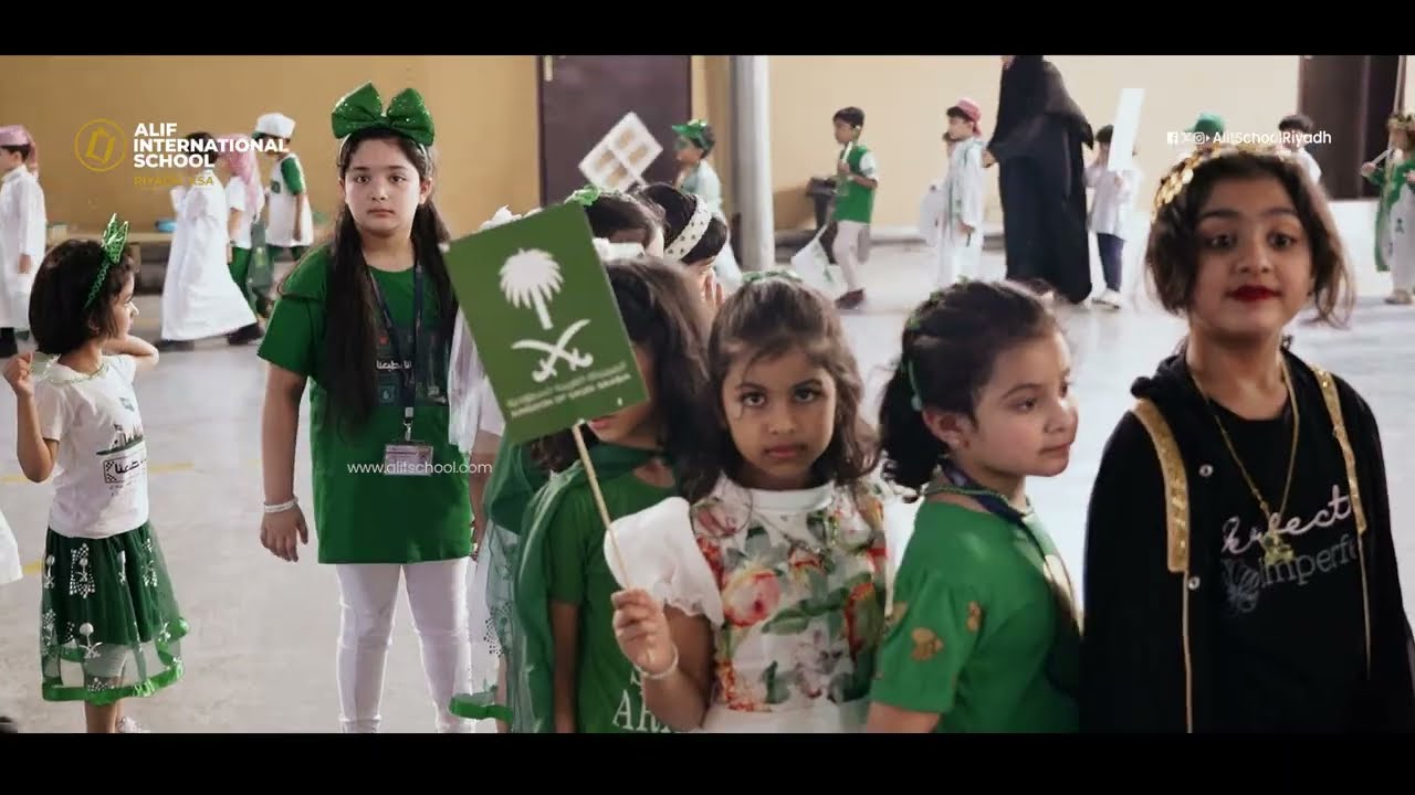 Saudi National Day Highlights | Kindergarten & Grade 1 | Alif International School Riyadh 🇸🇦✨