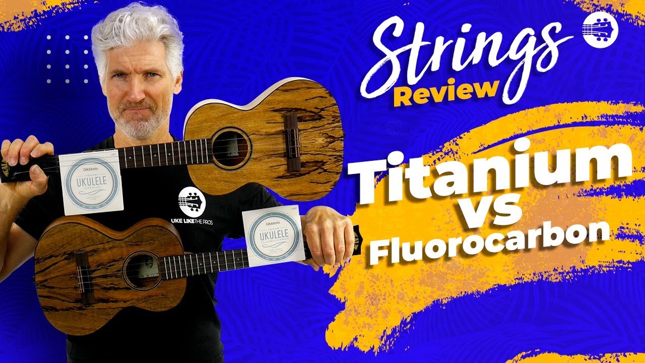 #Ukulele Strings: Titanium vs🔥 Fluorocarbon! Battle of the D'Addario Strings!