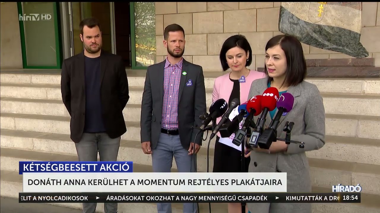 Don&aacute;th Anna ker&uuml;lhet fel a Momentum &oacute;ri&aacute;splak&aacute;tjaira - H&Iacute;R TV
