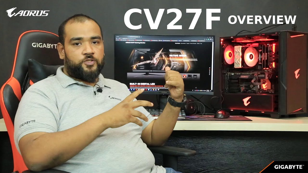AORUS CV27F Curved Gaming Monitor Overview
