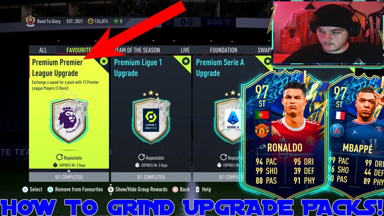 HOW TO GRIND ULTIMATE TOTS UPGRADE PACKS! (Premium Upgrade Packs & 80+ EFIGS Player Picks) - FIFA 22