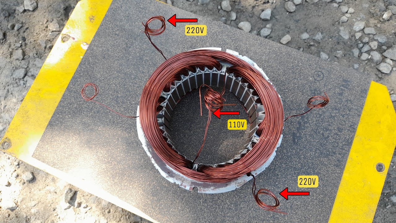 මෝටර් - ජෙන⁣රේටර් කොයිල් නැවත එතීම | Rewinding | How to Motor - Generator Rewinding | LahiruMalshika