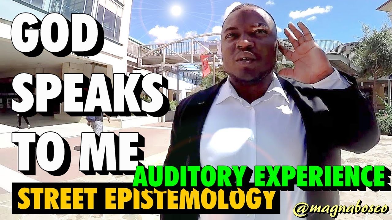 Street Epistemology: Joshua | God Speaks to Me (Auditory Experience)