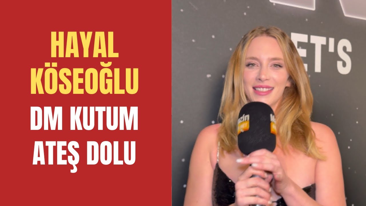 Hayal Köseoğlu katıldığı davette eğlenceli tavırlarıyla samimi açıklamalar yaptı.