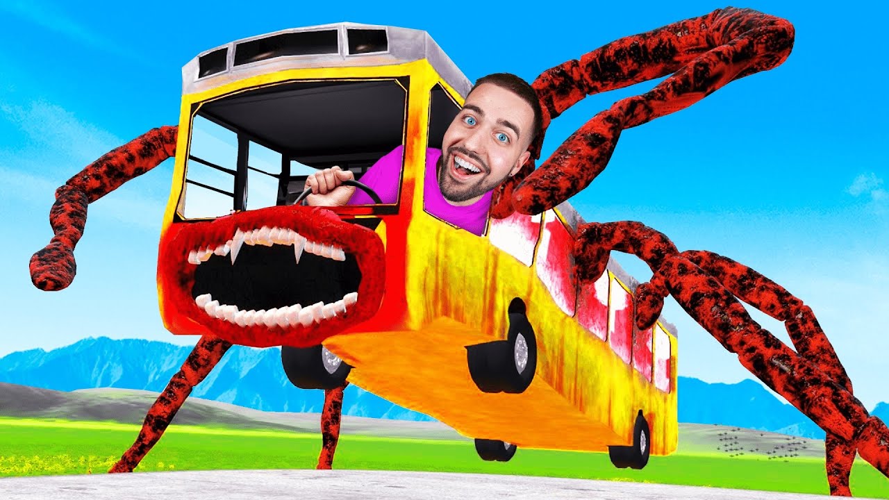 BUS EATER DÉTRUIT TOUT POPPY PLAYTIME ! BUS EATER vs POPPY PLAYTIME CHAPITRE 1-3 !