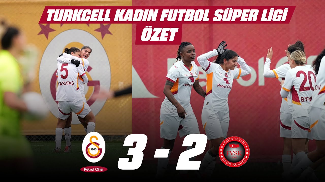 Galatasaray Petrol Ofisi - Fatih Vatanspor | 9. Hafta Turkcell Kadın Süper Ligi Maç Özeti
