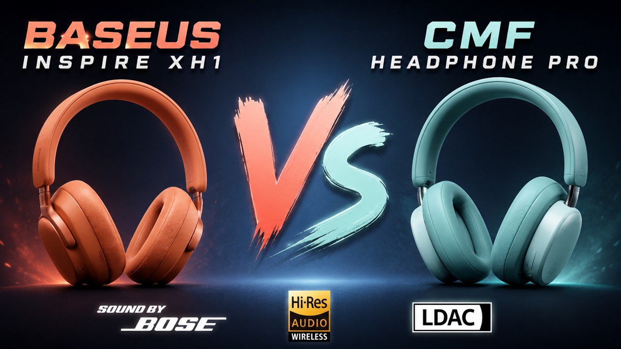 Baseus Inspire XH1 против CMF Headphone Pro — наушники с активным шумоподавлением за 100 долларов