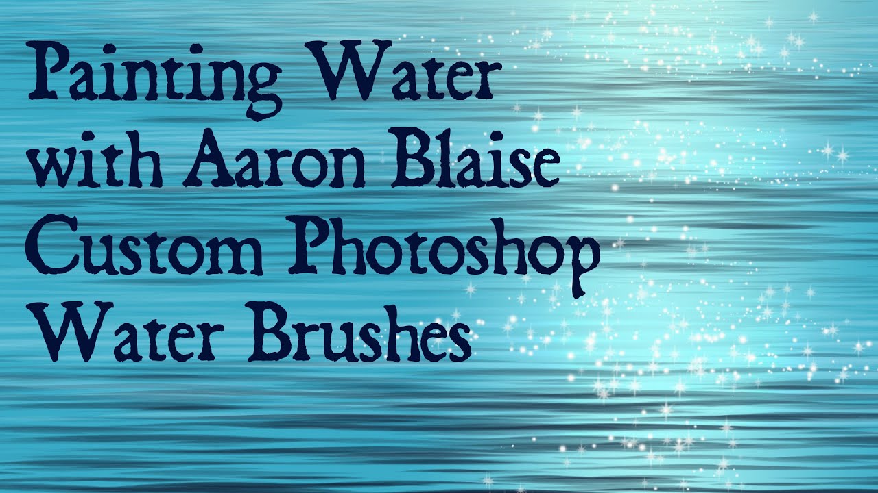 How to Paint Water in Photoshop with Custom Water Brushes