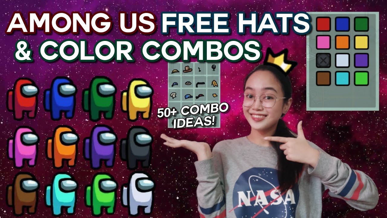 Among Us Free Hats and Color Combos | Best Hat Combos in Among Us