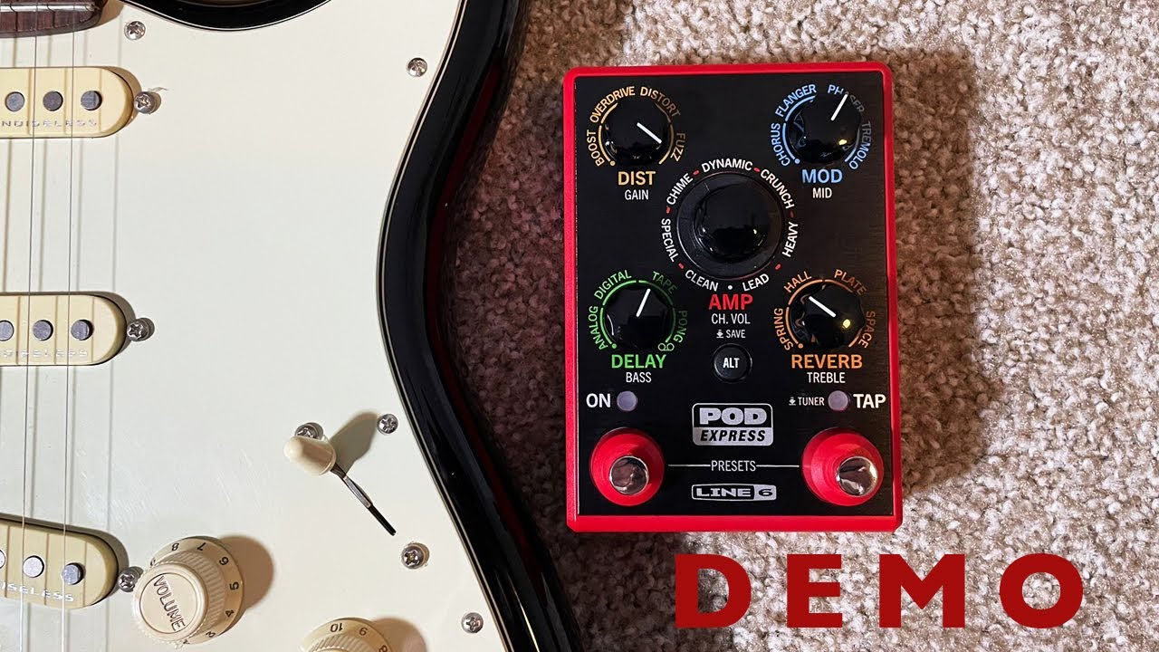 LINE 6 POD EXPRESS DEMO (NO TALKING)