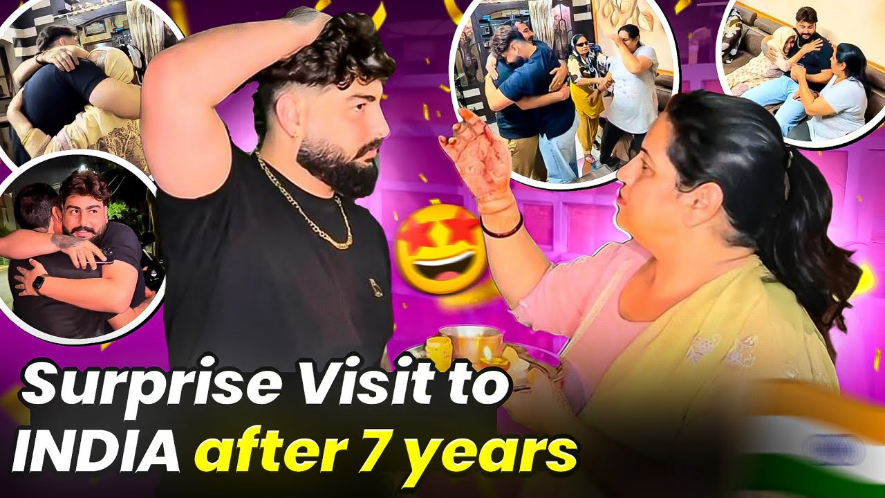 Surprise Visit To India after 7 years ||.  Canada 🇨🇦 to India 🇮🇳.