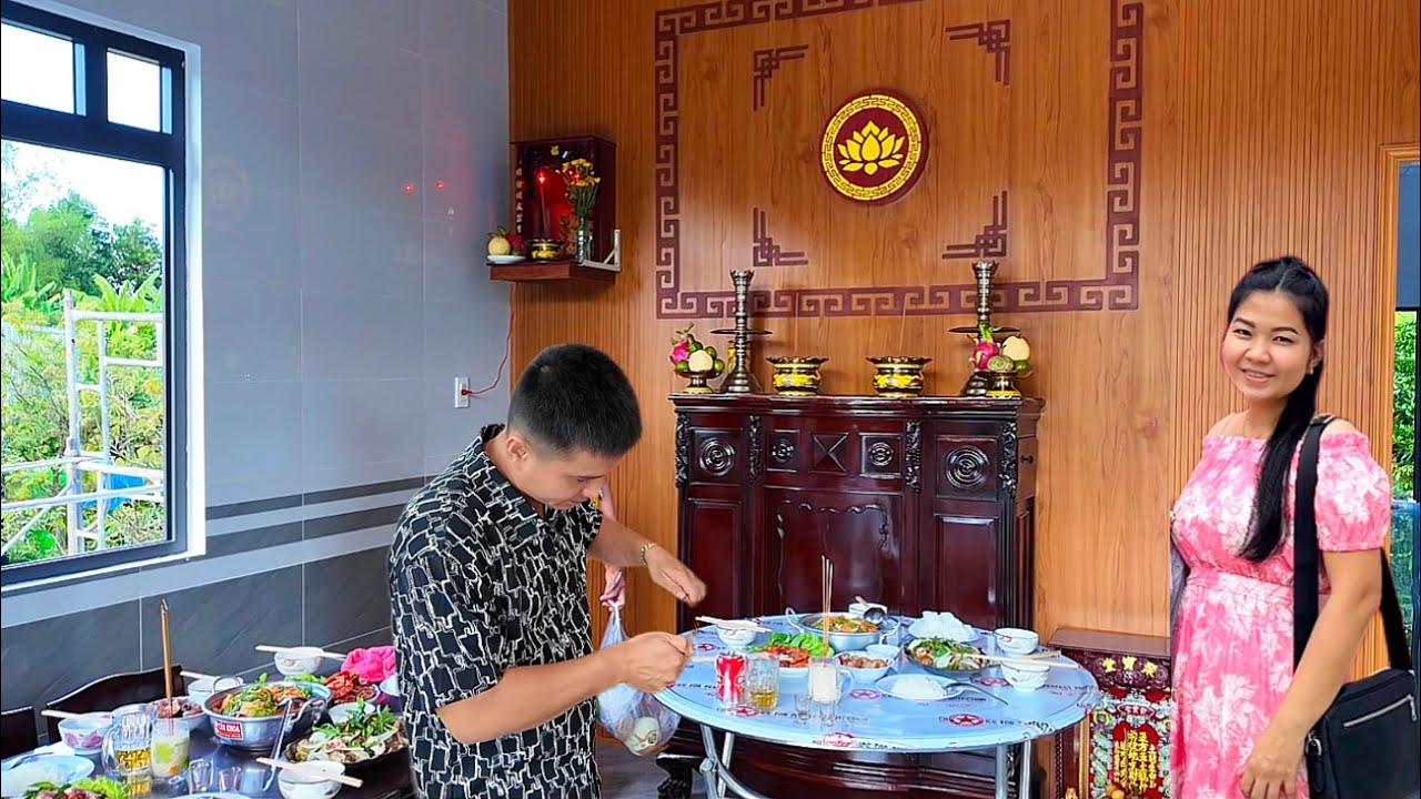 Cúng Mâm Cơm Vô Nhà Mới • “Lai Rai” Với Bà Con Lối Xóm Đến Chúc Mừng | MTQH