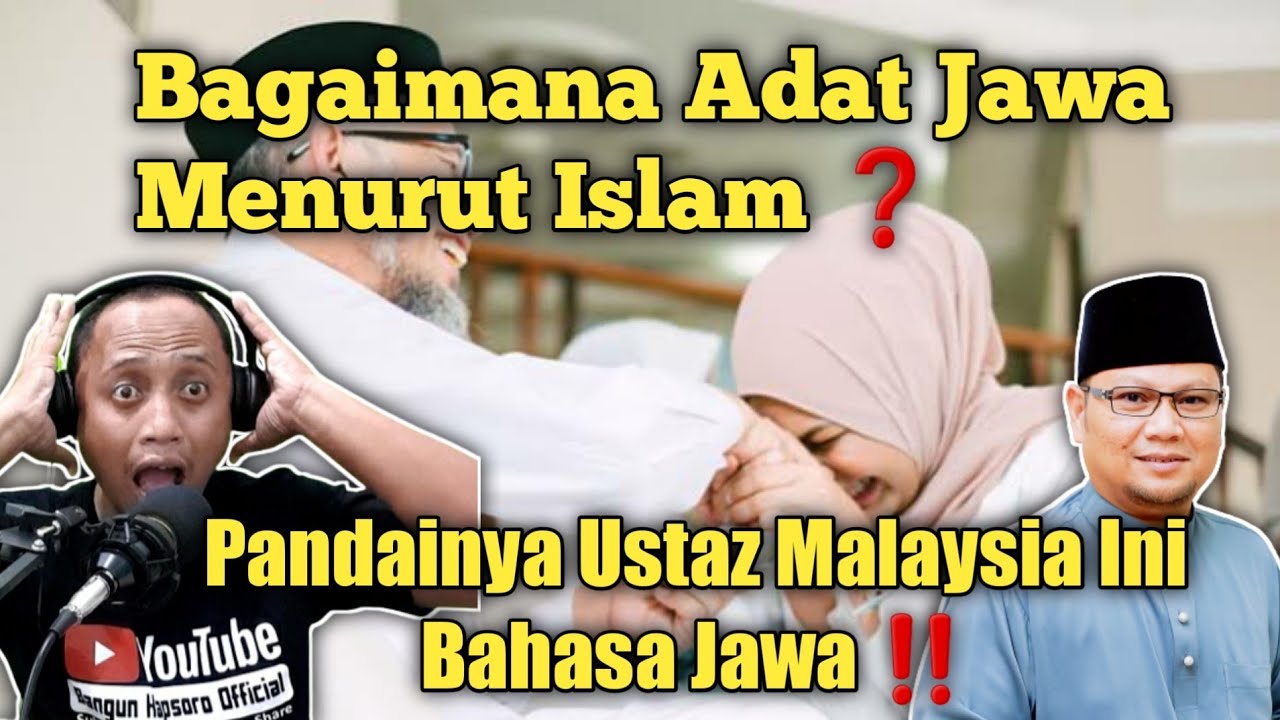 WOW ‼️USTAZ MALAYSIA CAKAP BAHASA JAWA ‼️ADAT JAWA MENURUT ISLAM