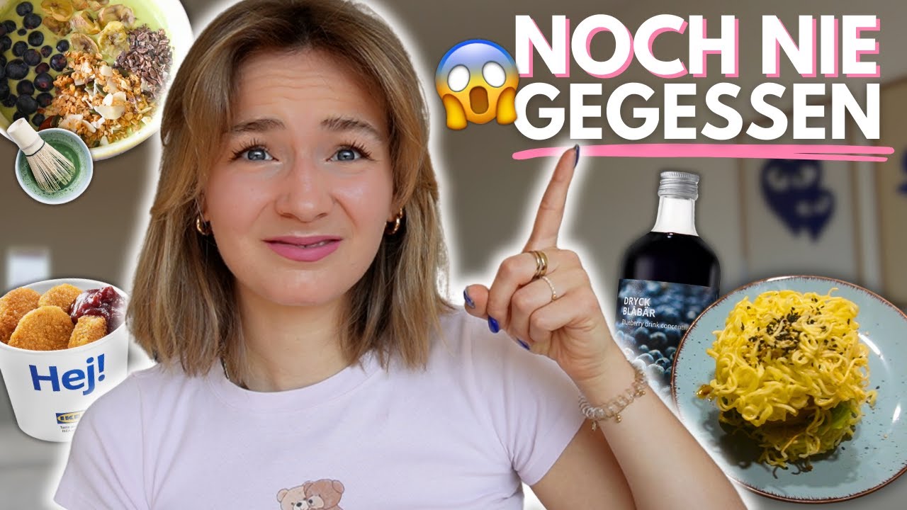 1 Tag essen was ich NOCH NIE gegessen habe (aka weird food kombis)
