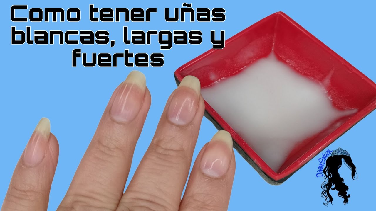 Cómo hacer que las uñas estén blancas. Hacer crecer uñas en 10 días. How to get white nails