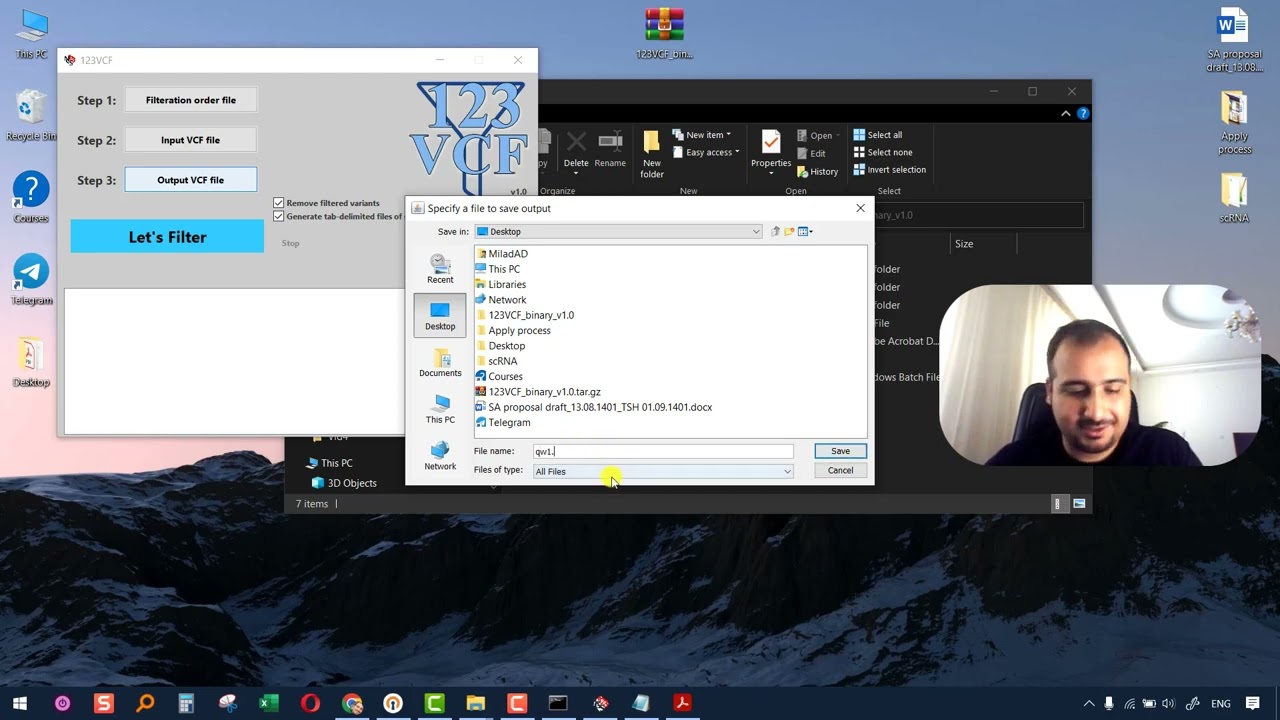 123VCF: Intuitive and Efficient Tool for Filtering VCF files (English version)