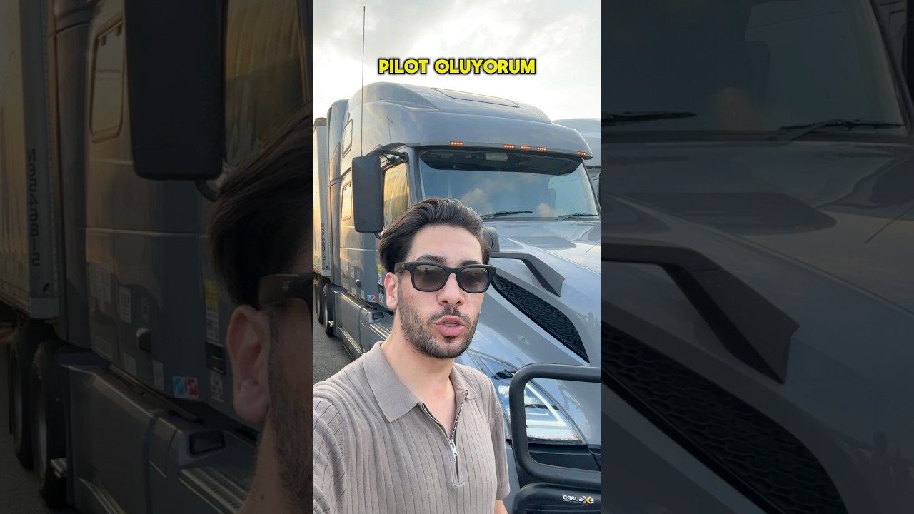 G&Uuml;N 4 | Amerika&rsquo;da Tırcılık Yaparak Pilot Oluyorum! #amerikadayaşam #g&ouml;ky&uuml;z&uuml;hikayesi #trucker