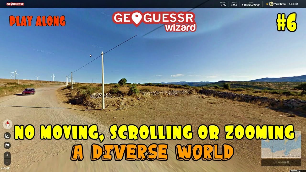 Geoguessr - No moving, scrolling or zooming (A Diverse World) #6 [PLAY ALONG]
