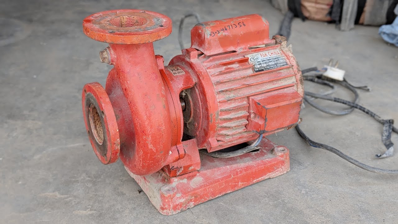 2 HP Monoblock Water Pump Bearing Change  Red Body Pump Repair Guide