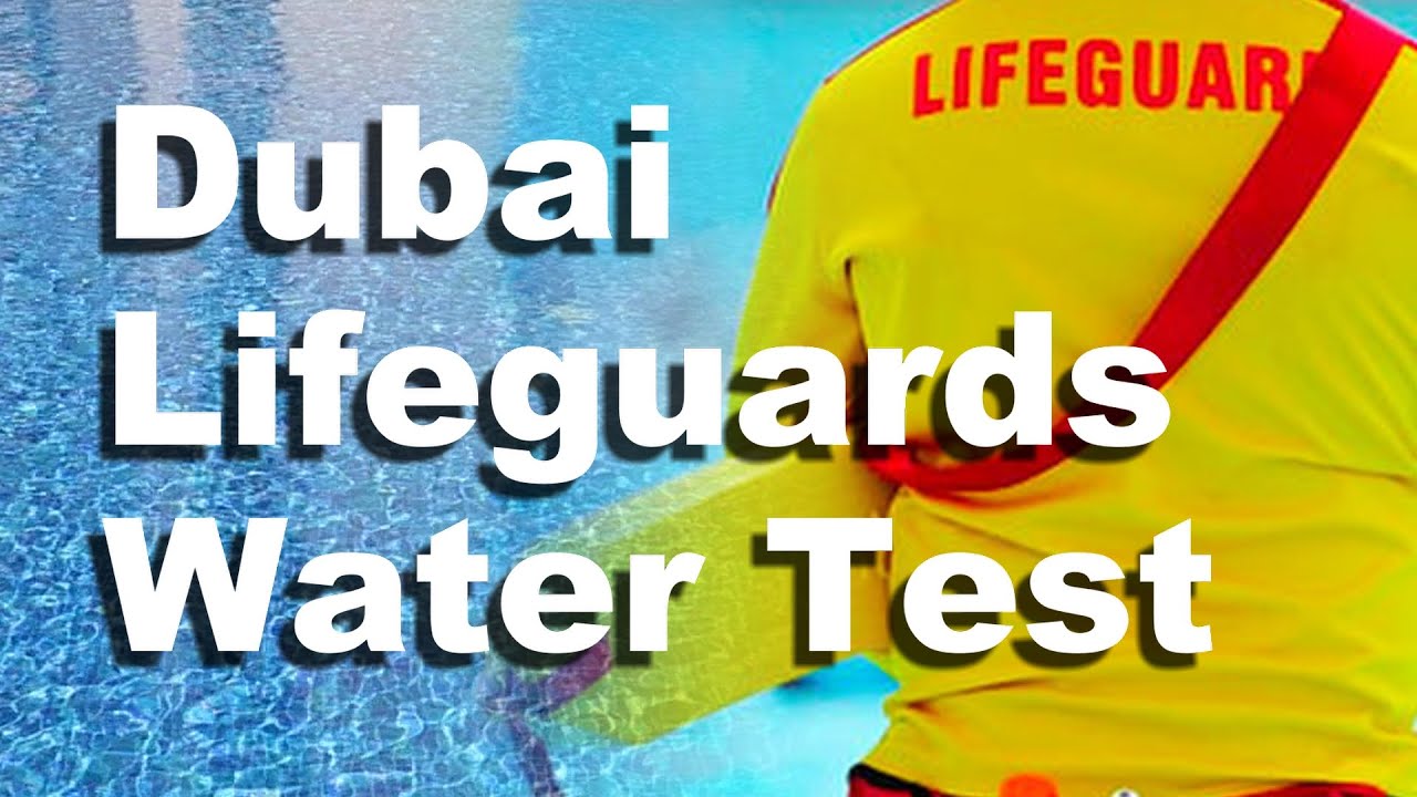 Dubai Lifeguards Swimming Test, Water test