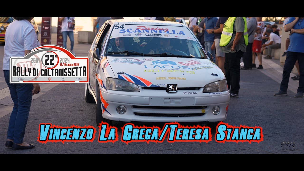 Rally di Caltanissetta 2024 - Vincenzo La Greca/Teresa Stanca (Peugeot 106)