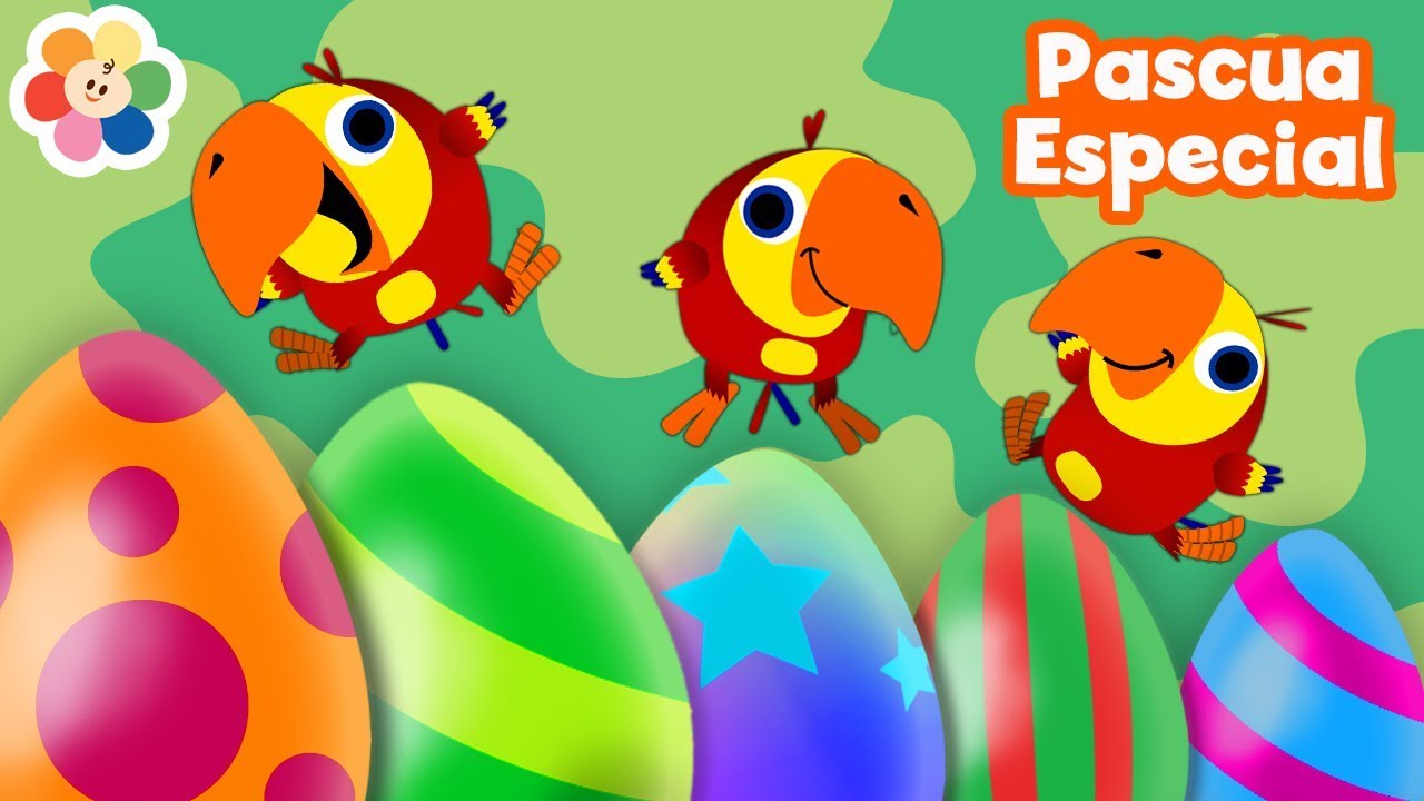 Huevos Sorpresa con Larry el Loro | Sonidos de Animales para Niños | Baby First TV Español