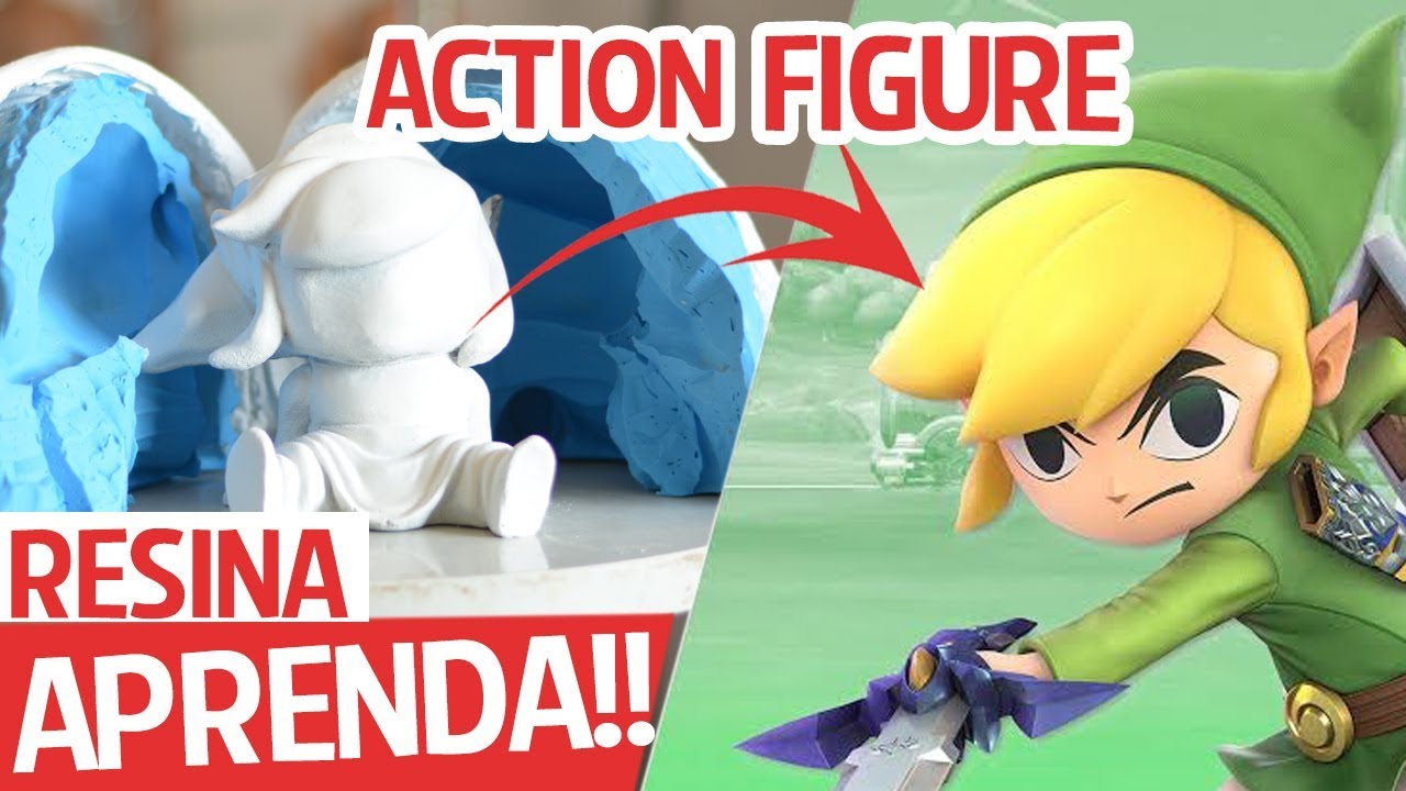 Como Fazer um molde de Action Figure para fabricar em Resina DIY