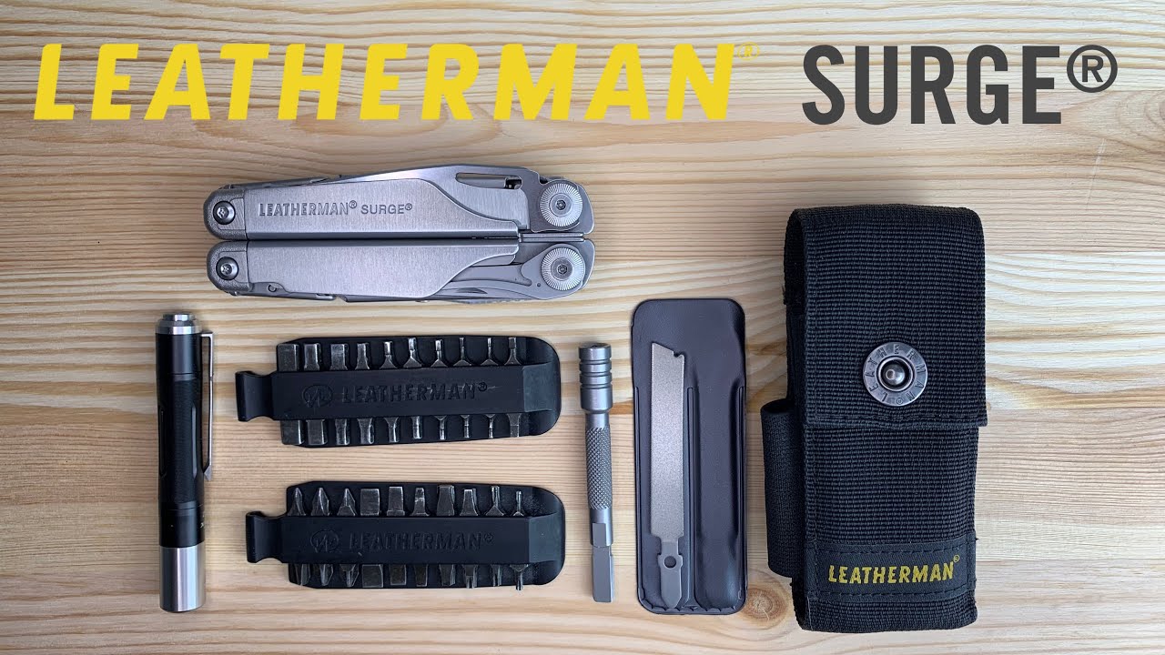 POUCH con LEATHERMAN SURGE. Review EDC4K