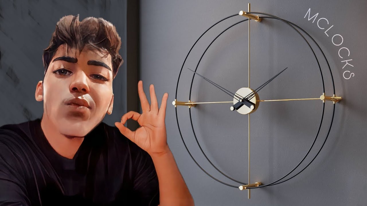 ALDIĞIM EN İYİ! EN L&Uuml;KS DUVAR SAATİ! BU SAAT ZAMANIN &Ouml;TESİNDE - Mclock Timeless