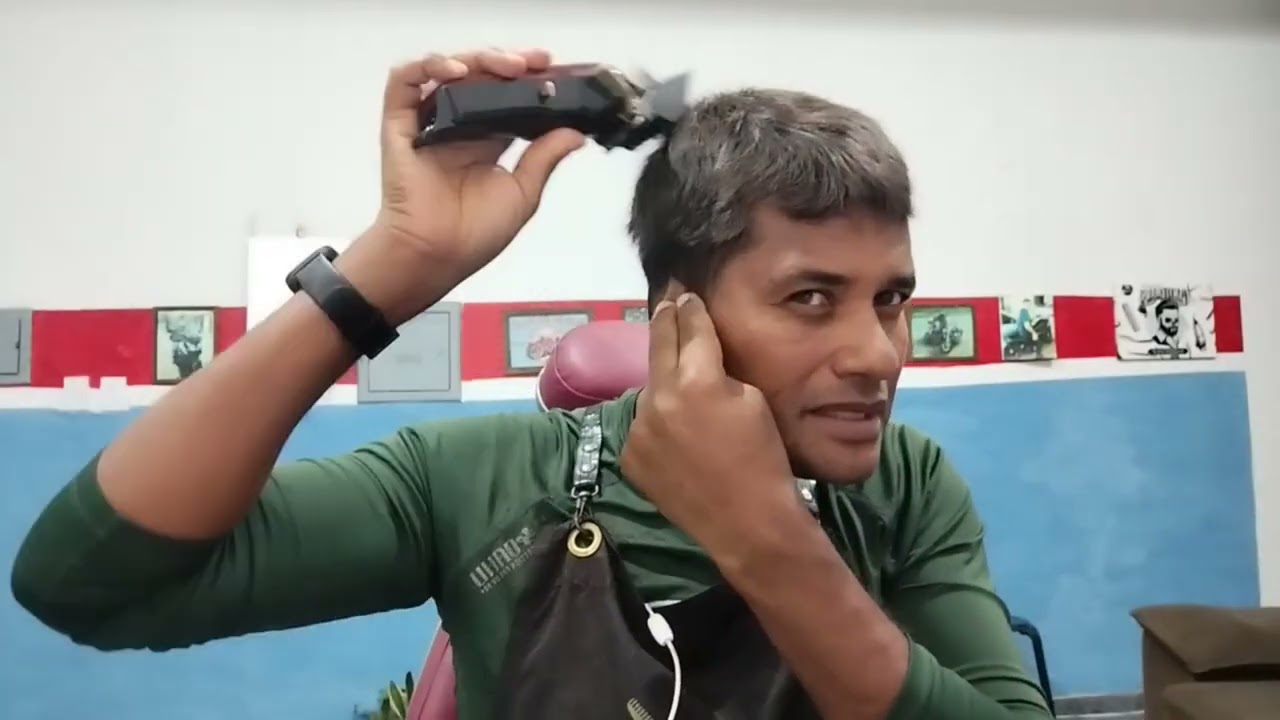 Eu mesmo corto meu cabelo