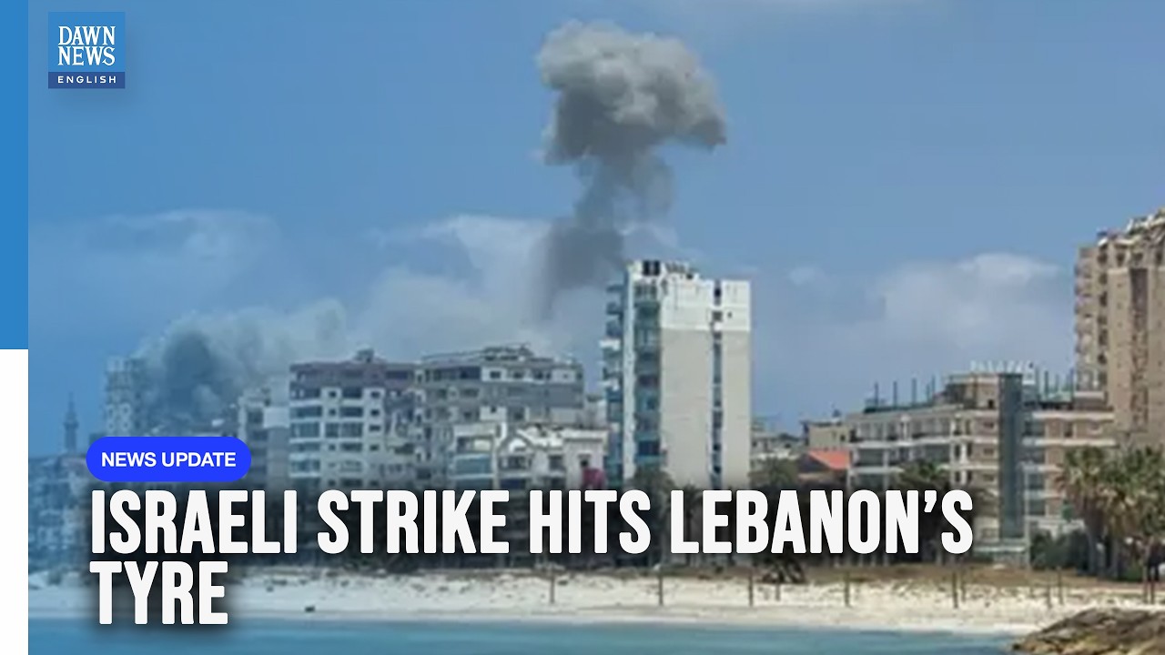 Israeli Strike Hits Lebanon&rsquo;s Tyre | Explosions and Smoke Seen After Deadly Attack | Lebanon-Israel