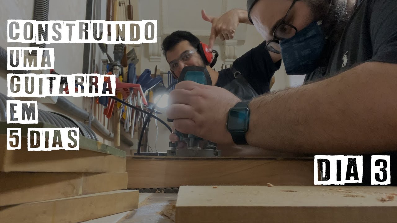 Construindo uma Guitarra Stratocaster do Zero com Lucas Caracik (Dia 3)