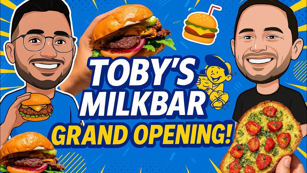 TOBY'S MILKBAR GRAND OPENING – SYDNEY'S COOLEST NEW FOOD SPOT! 🍔🥤