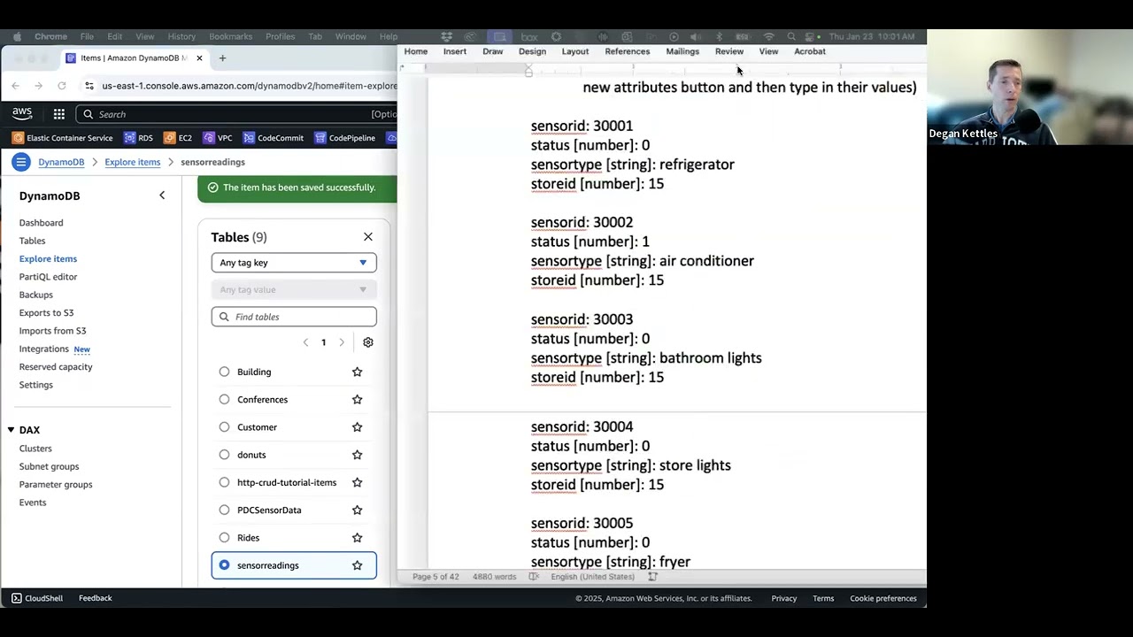 Dynamo DB Tutorial Part 1 of 2