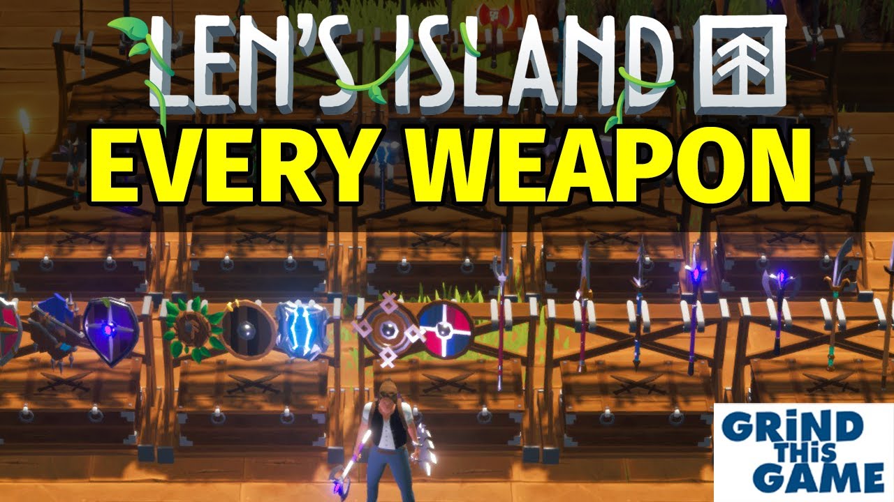 Every Weapon, Shield & Tool in Len's Island Guide