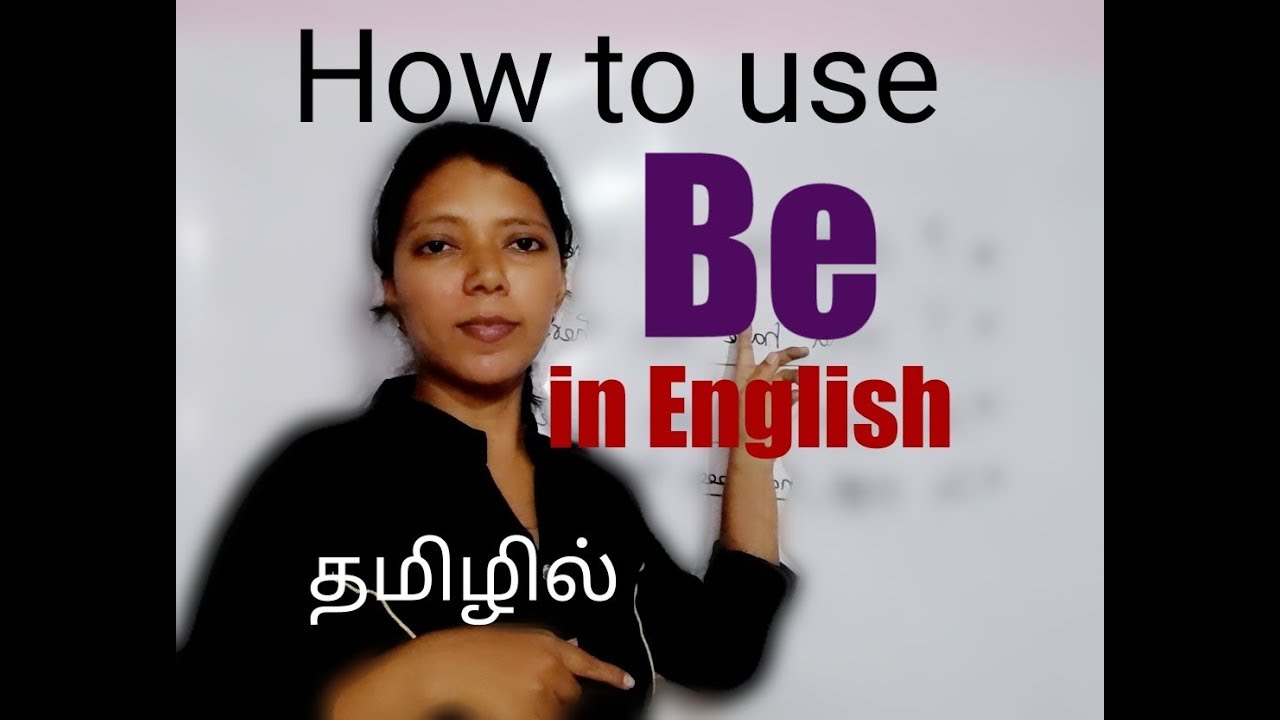 How to use BE in English | Spoken English through Tamil lesson #61