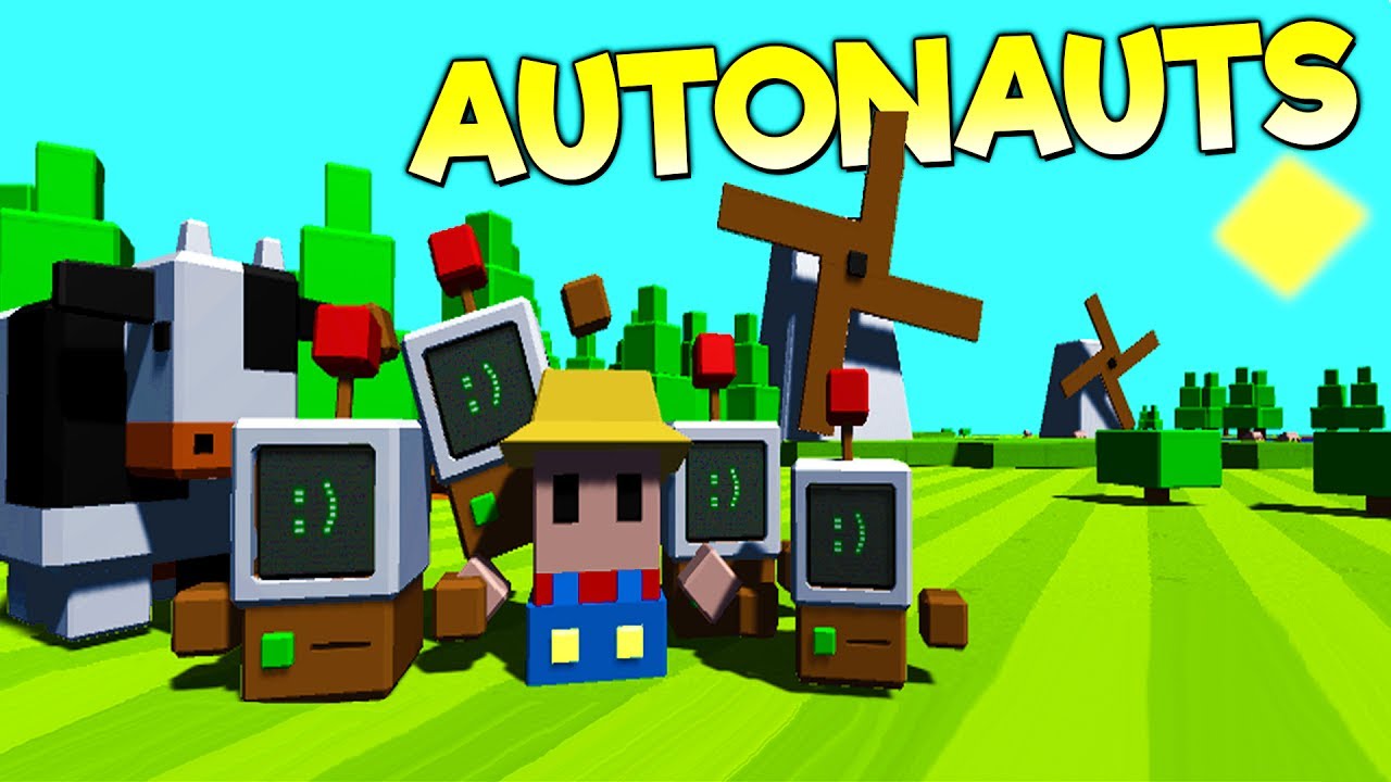 USING ROBOTS TO BUILD ENTIRE CIVILIZATIONS ON ALIEN PLANETS! - Autonauts Alpha Gameplay