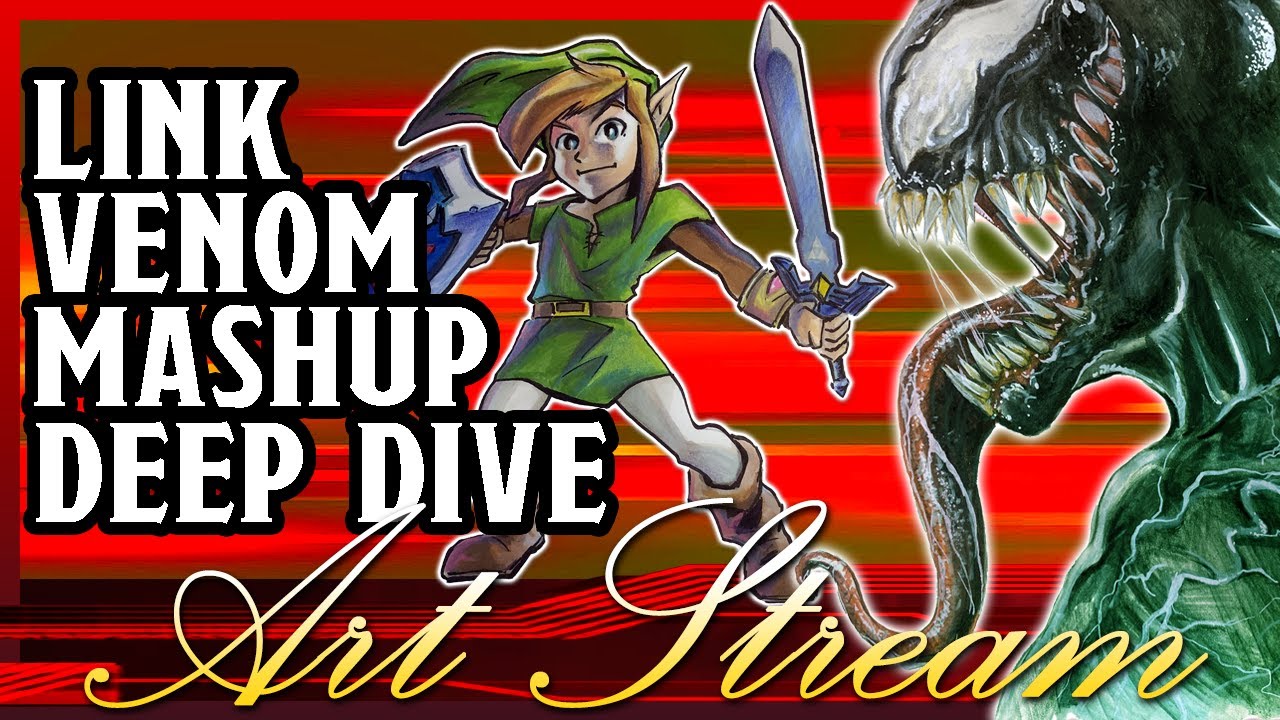 What Would Link Look Like with the Venom Symbiote? | Deep Dive Commission Art Stream