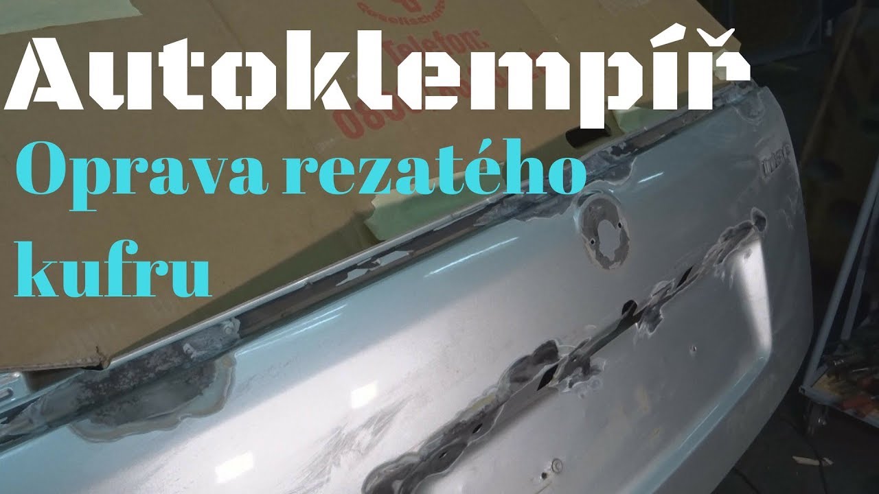Škoda Octavia Combi 1, Oprava rezatého kufru (Car body repair)