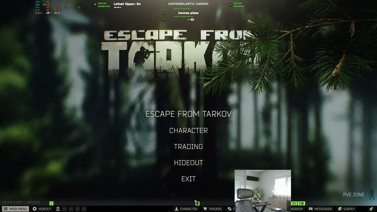 #Dop30nPlastic @ #Gaming #EFT #Tarkov #PVP #Extraction-Shooter