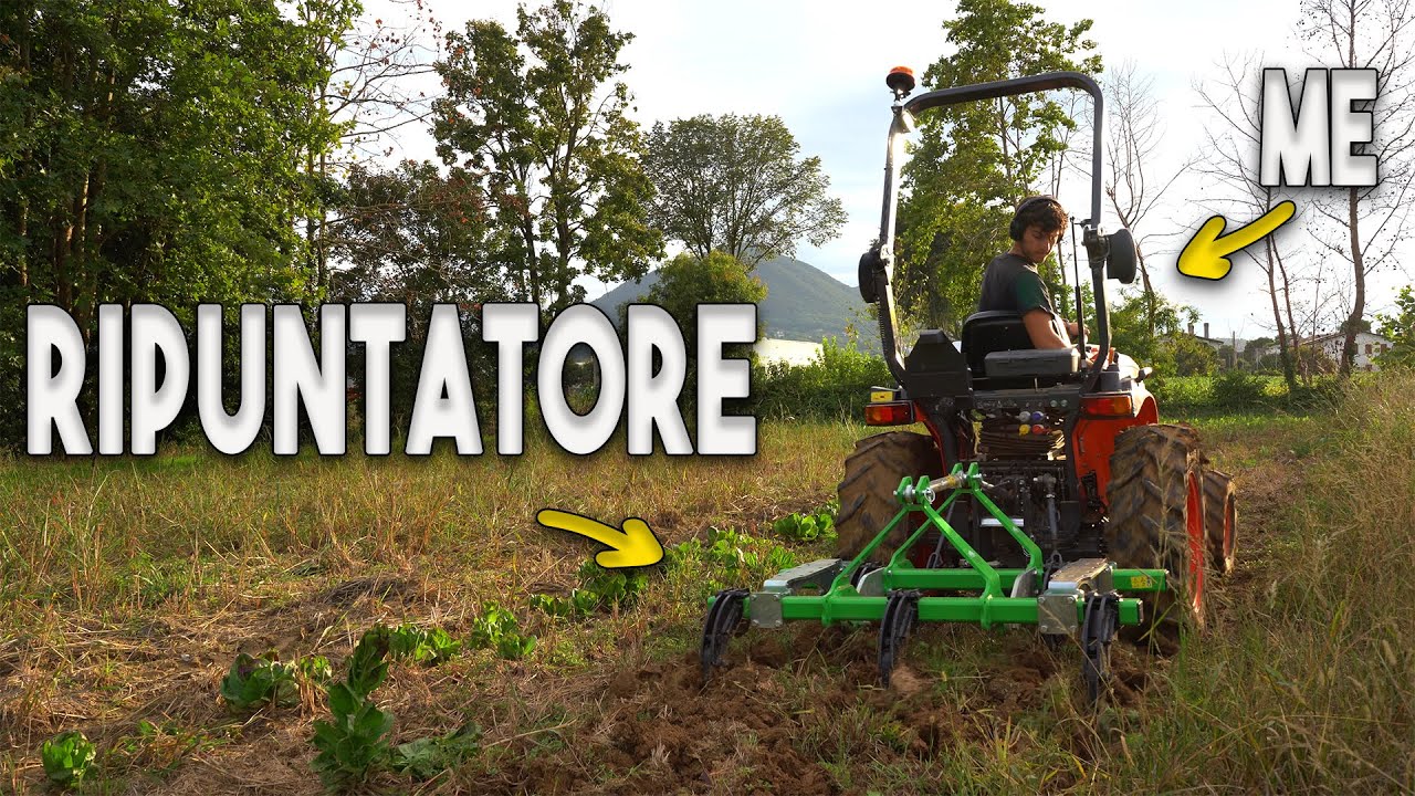 PREPARO il CAMPO con il RIPUNTATORE per (Trapiantare 37.436 Piantine)