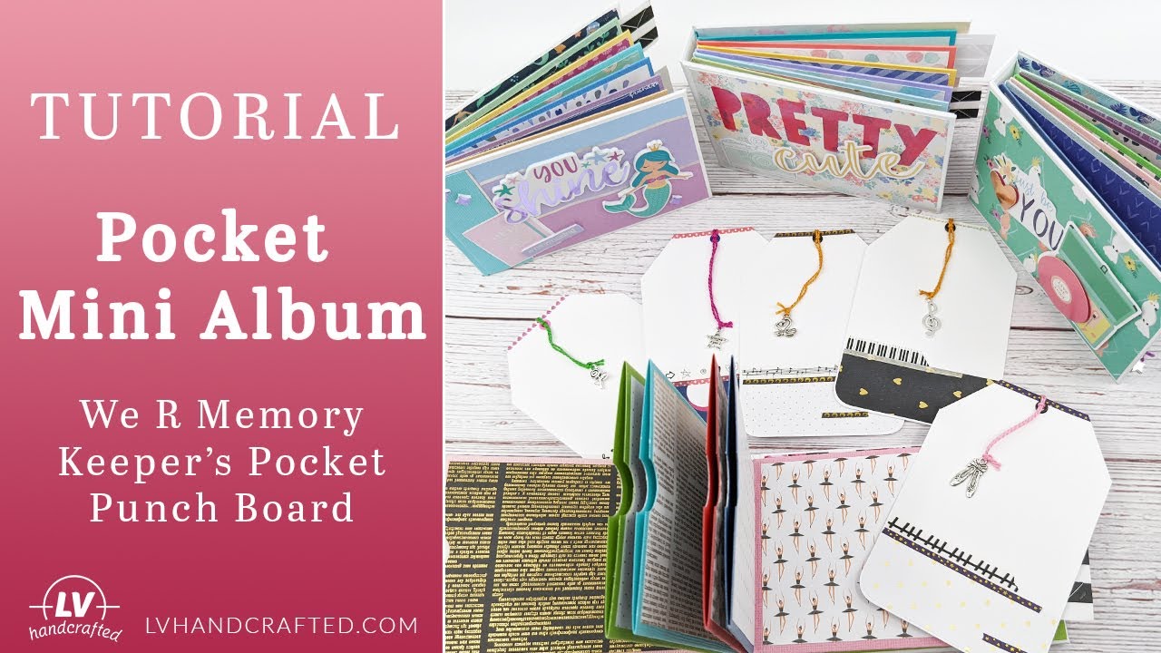 Pocket Mini Album Using WRMK Pocket Punch Board & Spellbinders Card Kits