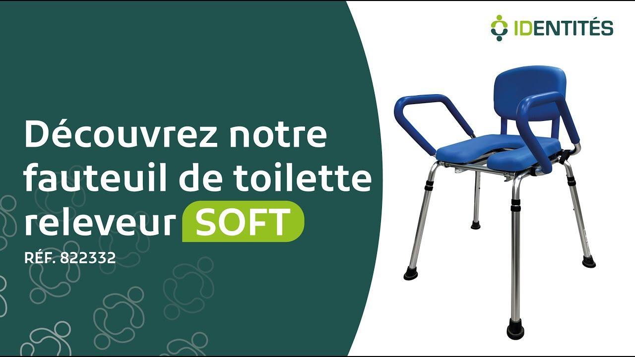 Découvrez notre fauteuil de toilette releveur SOFT (RÉF. 822332)